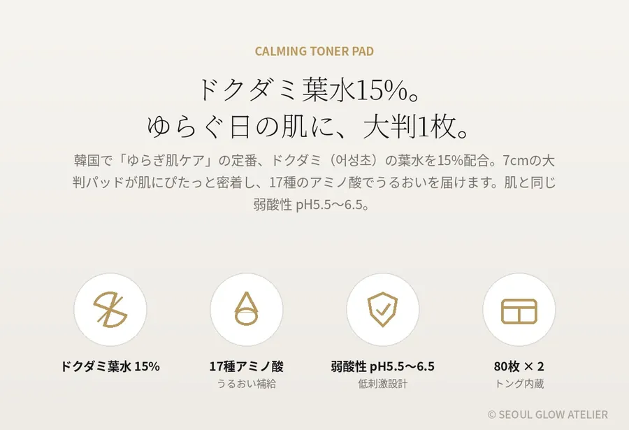 ドクダミ トナーパッド 80枚×2個（計160枚） 商品説明 2
