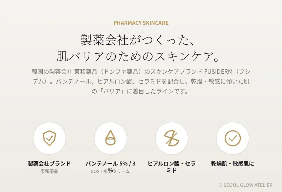 FUSIDERM バリアリペア クリーム2種セット 商品説明 2